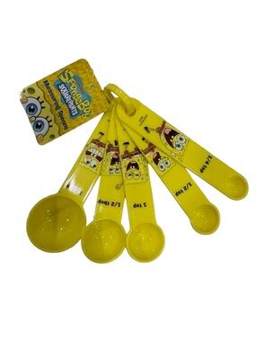 SpongeBob Square Pants Tea Spoon Measuring Cup Set Nickelodeon